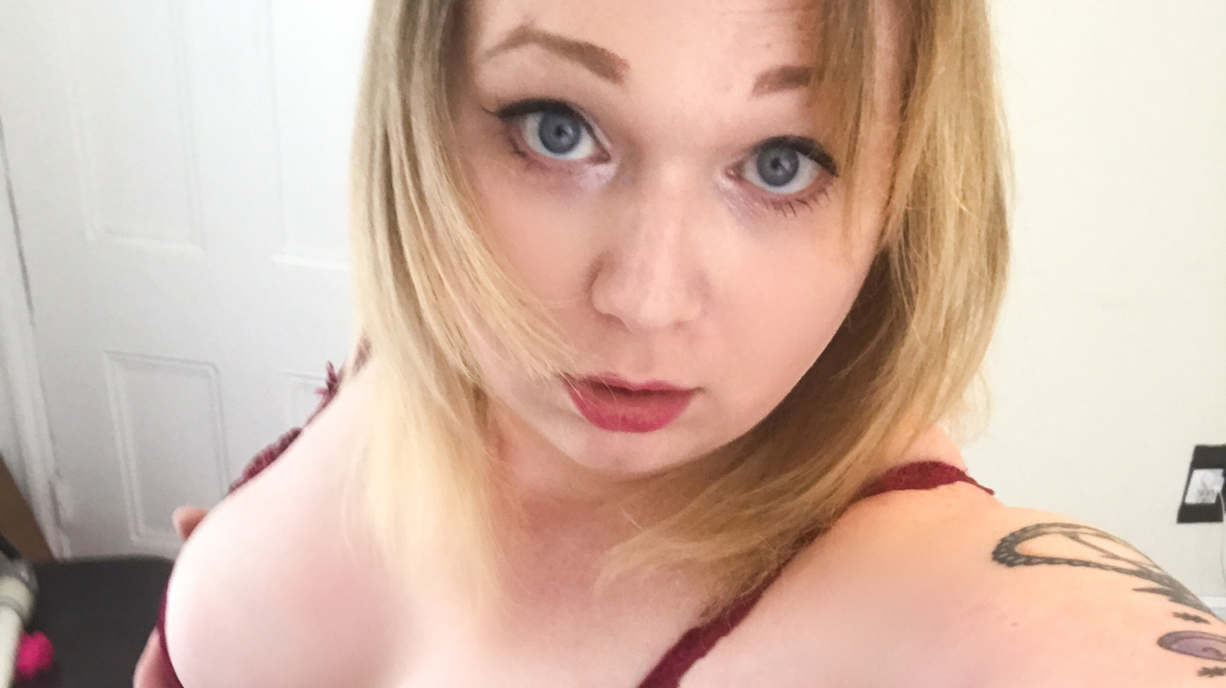 Mini Set! June 17, 2024 - Watch me jerk my girlcock and cum while wearing red lingerie!