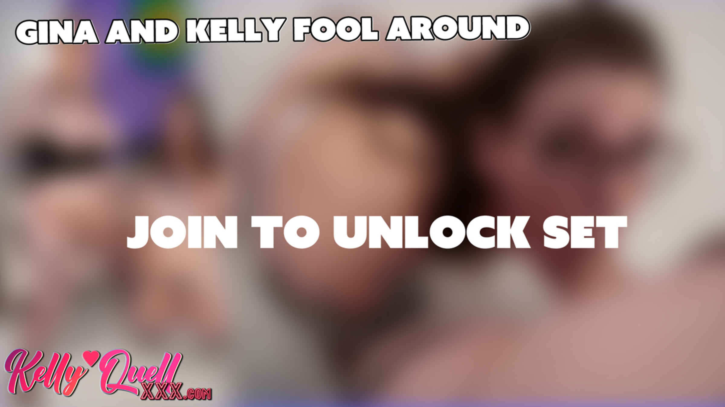 Kelly and Gina Fool Around