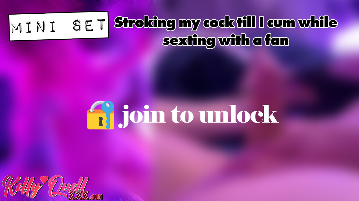 Mini Set - Dec 4, 2024: Stroking my cock till I cum while sexting with a fan