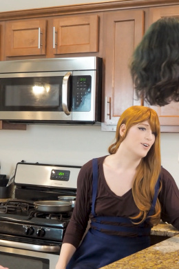 Breakfast of Anal Champions! Dahlia's Holes are Air Tight!